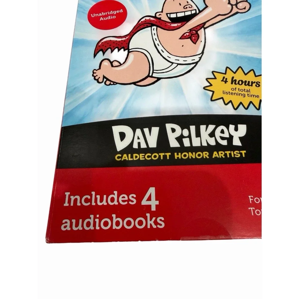 Tonies Audiobooks The Adventures of Captain Underpants-Includes 4 Audiobooks-New